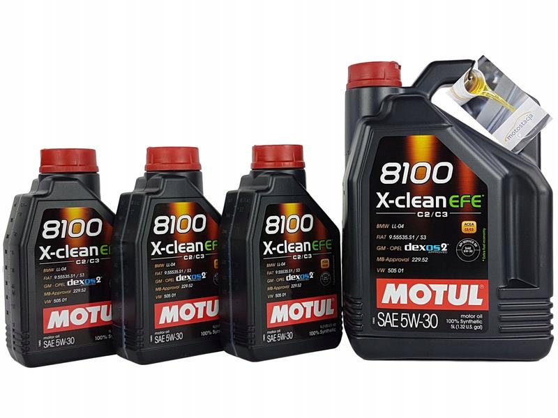 

Motul 8100 X-clean Efe 5W30 MB229.52 LL-04 Gm 8L