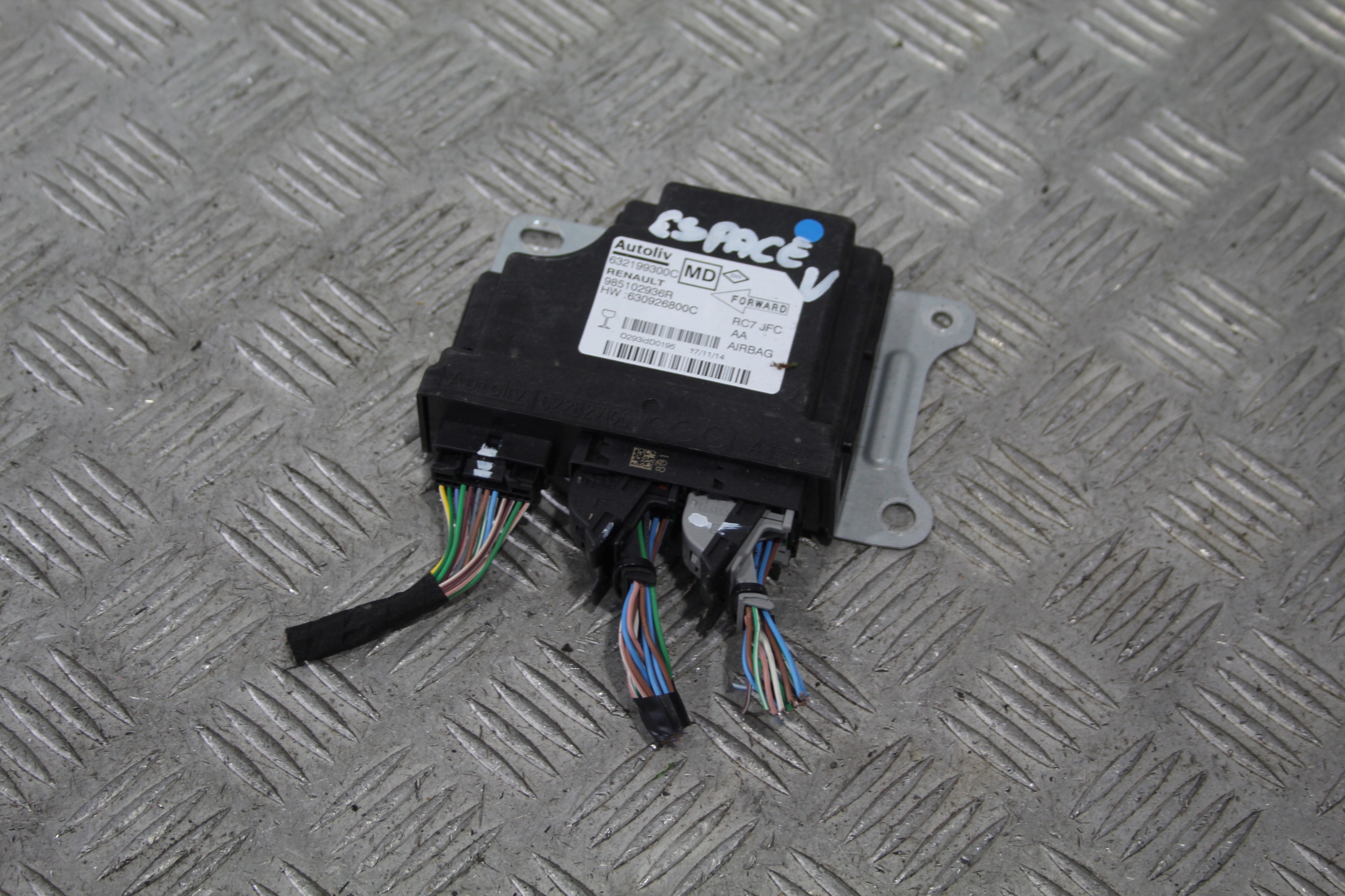 module control unit airbag ESPACE V 5 INITIALE 985102936R