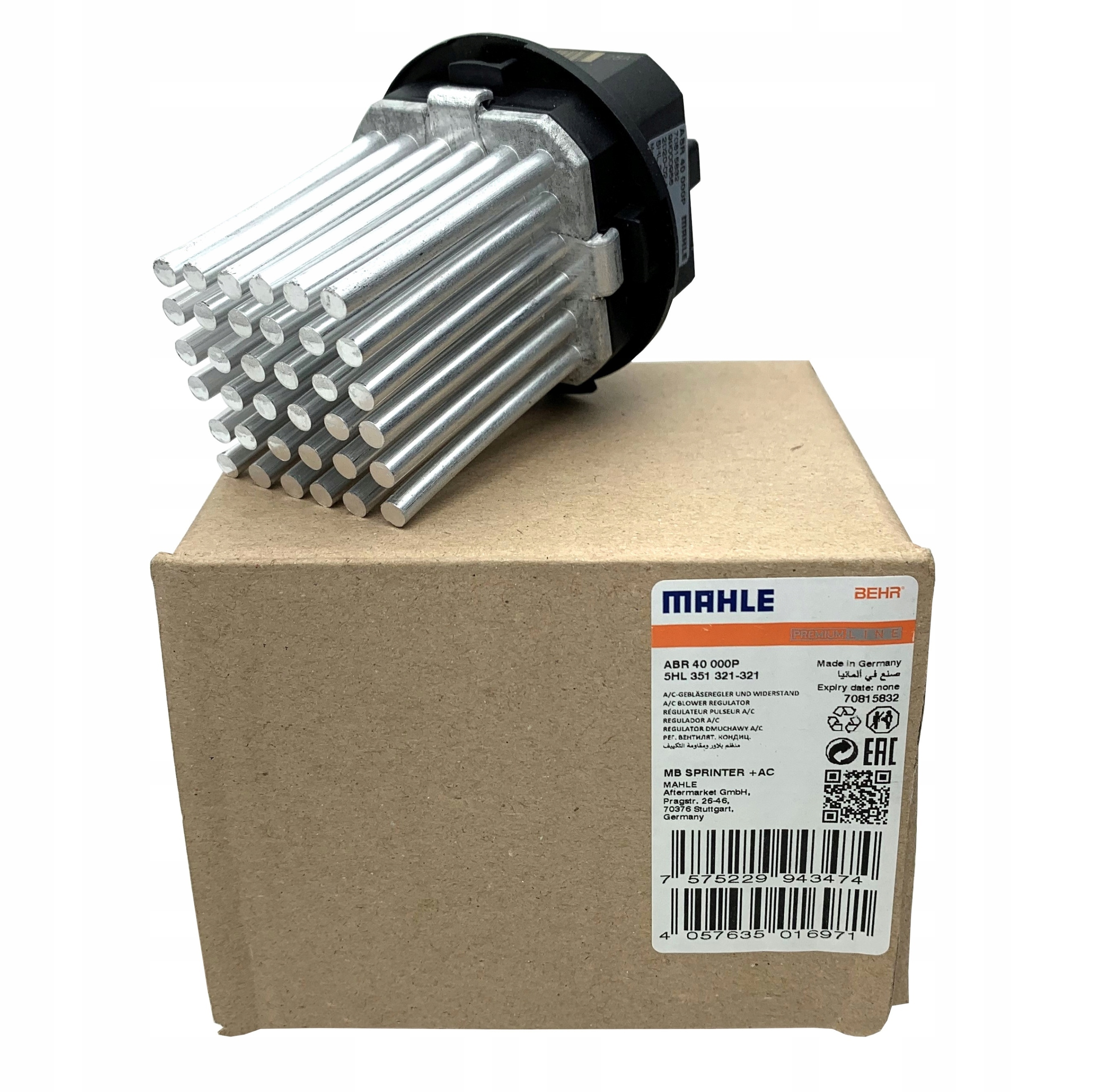 A0008212992 - РЕЗИСТОР ВОЗДУХОДУВКИ SPRINTER CRAFTER НОВЫЙ