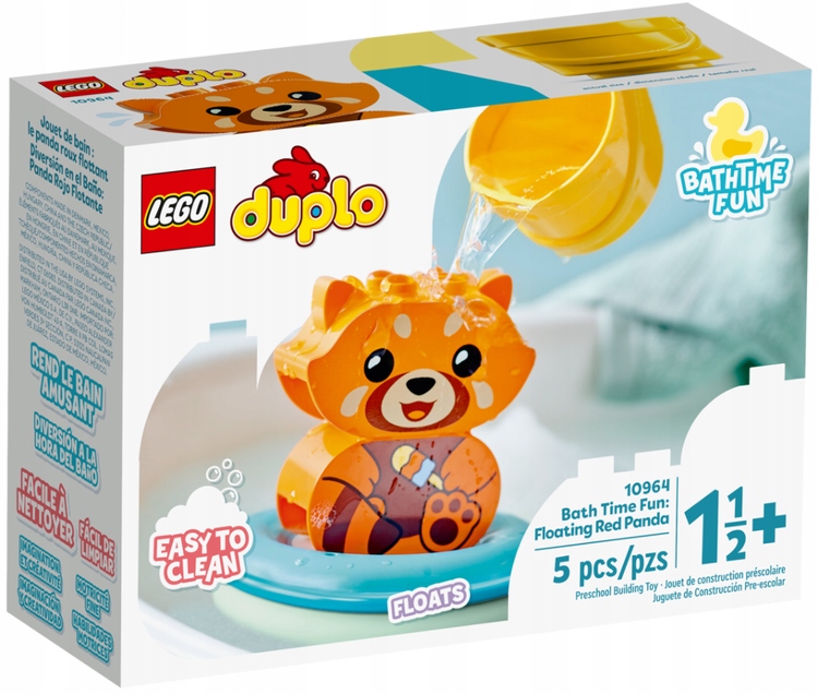 

Lego Klocki Pływająca Czerwona Panda 10964 Duplo
