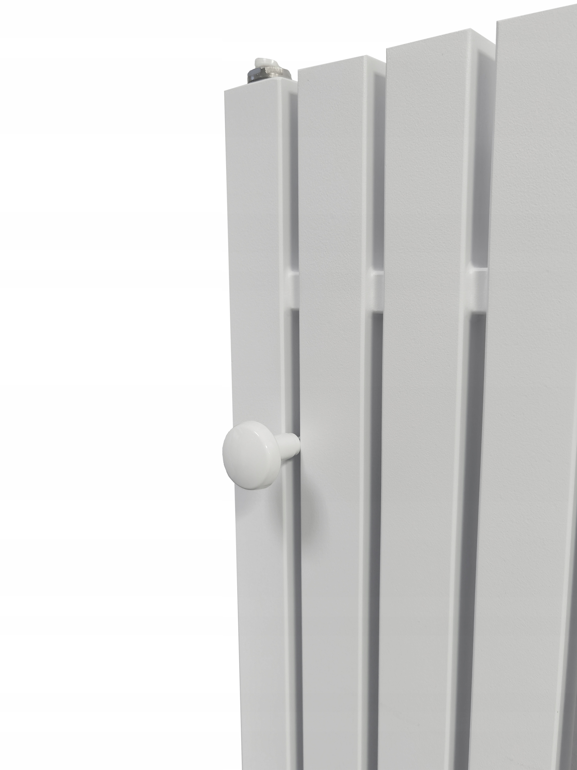 WIESZAK na grzejnik bezinwazyjny CZARNY BIAŁY Wysokość 55 mm