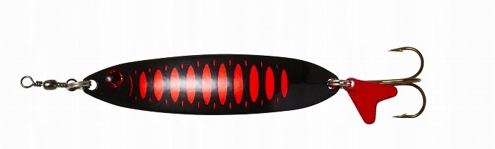 Wahadłówka Dam Standard Spoon Slim 6,5 cm 16 g Black Orange Uv