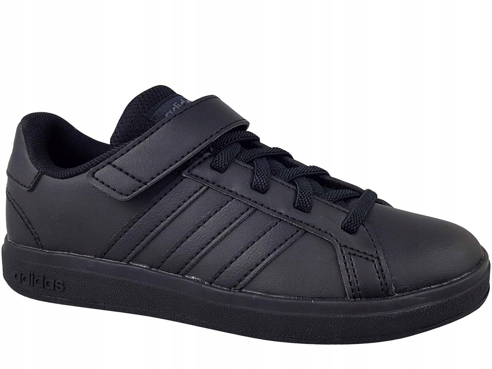 Adidas Grand Court 2.0 FZ6161 Buty Trampki Tenisówki Czarne Na Gumki Rzep