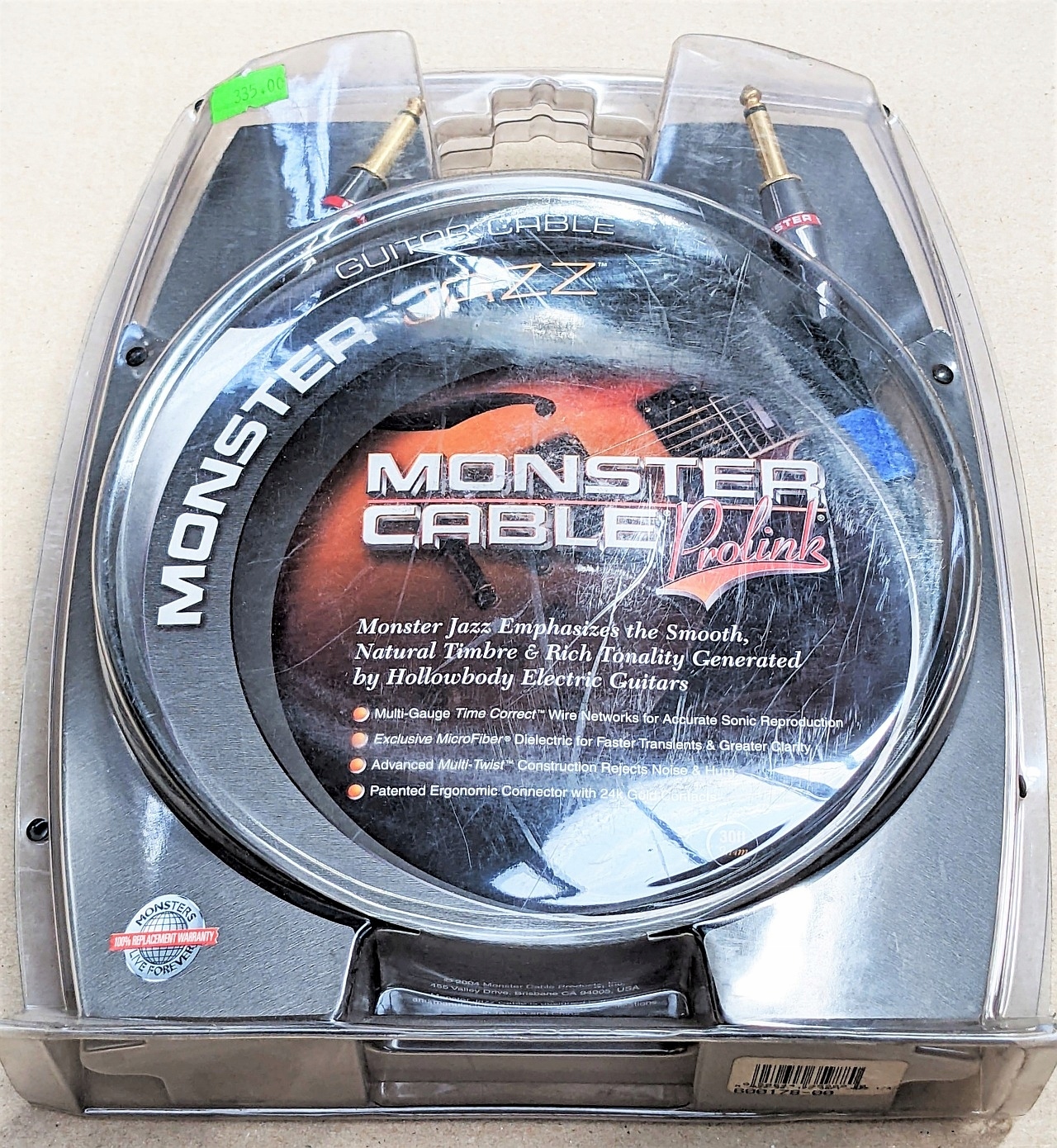 Monster Jazz Prolink 30f kabel do gitary OKAZJA!