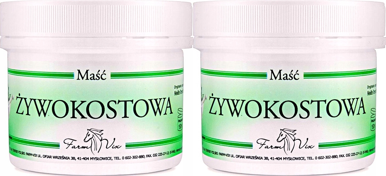 

Maść Żywokostowa zestaw 2x 150ml Farm-vix