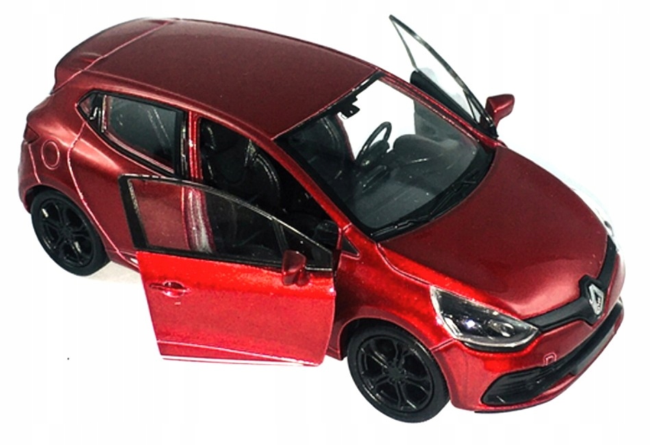 

Renault Clio Rs Model Metal Welly 1:34 Czerwony