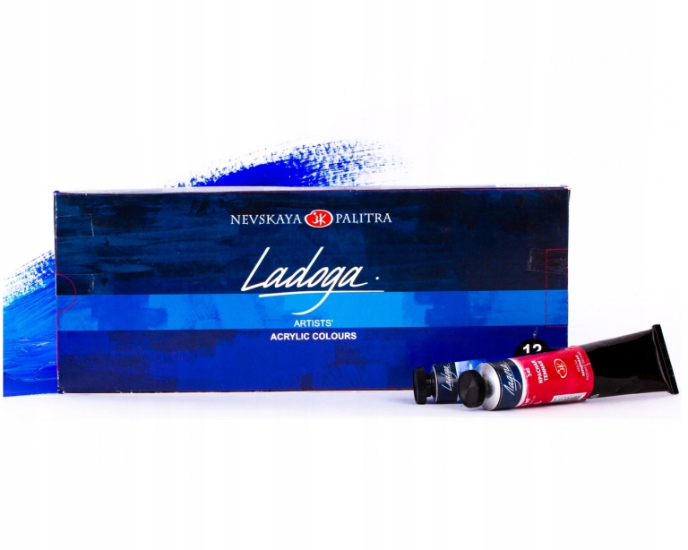 Akrylové barvy Ladoga 10x46ml Nevskaya Palitra