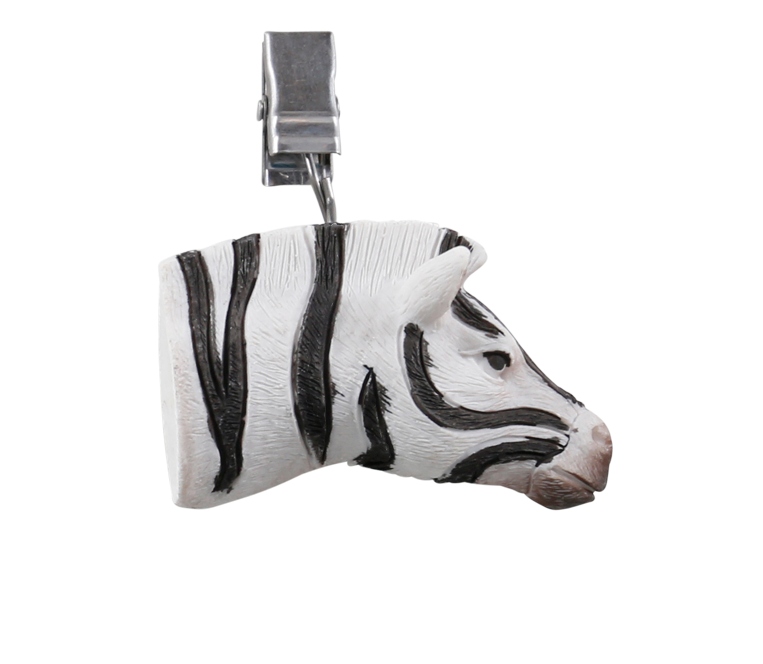 

Obciążnik Ciężarek Klips firan obrusu 1 szt Zebra