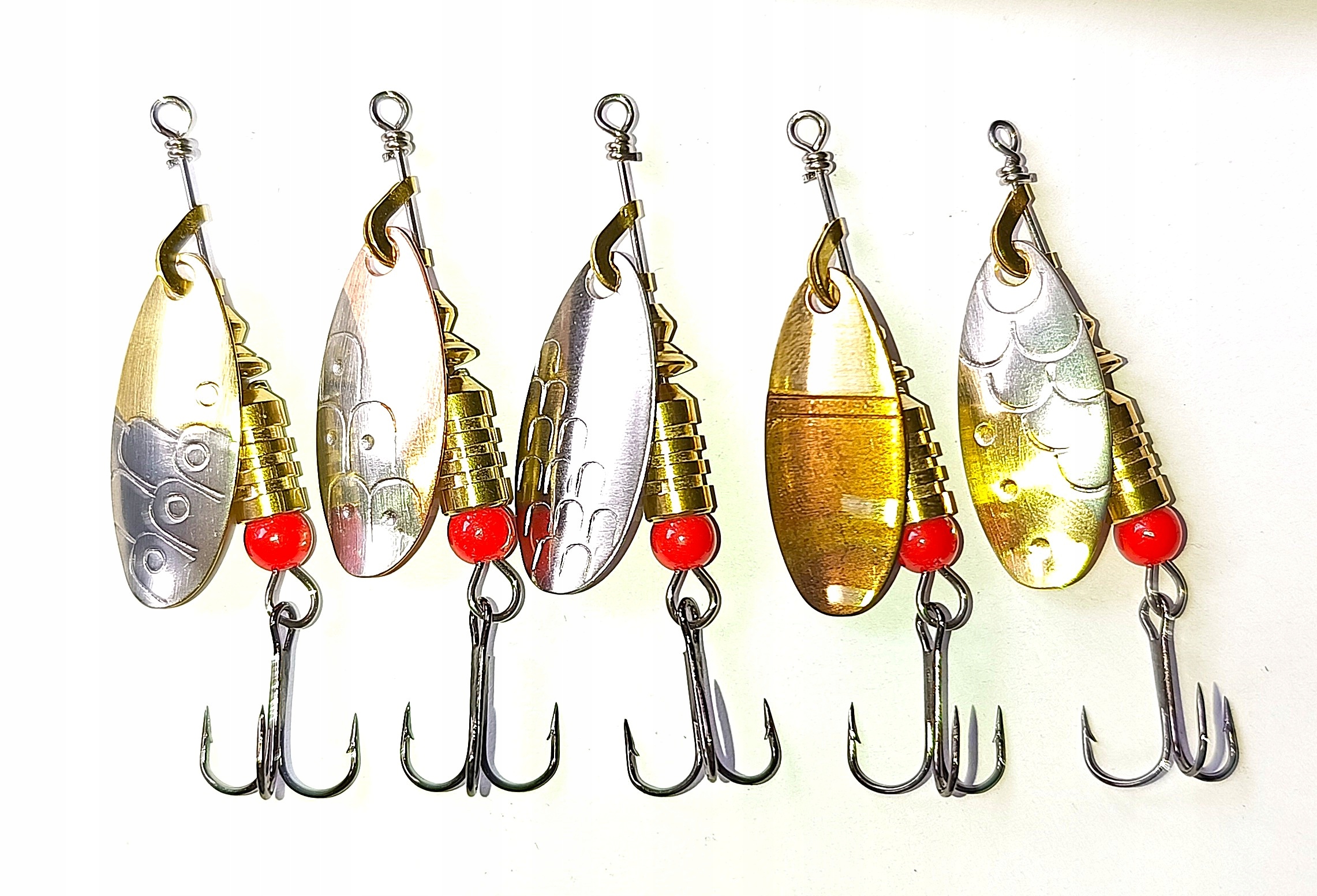 Obrotówki Kaczmarka Traper Long 1+ 5,2 g Mustad Aberdeen