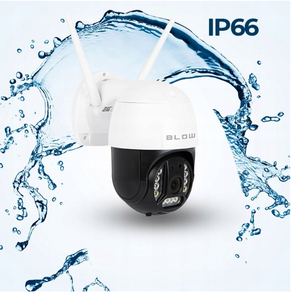 KAMERA ZEWNĘTRZNA OBROTOWA 2K WiFi IP 4x ZOOM 5MPX Szerokość produktu 11 cm