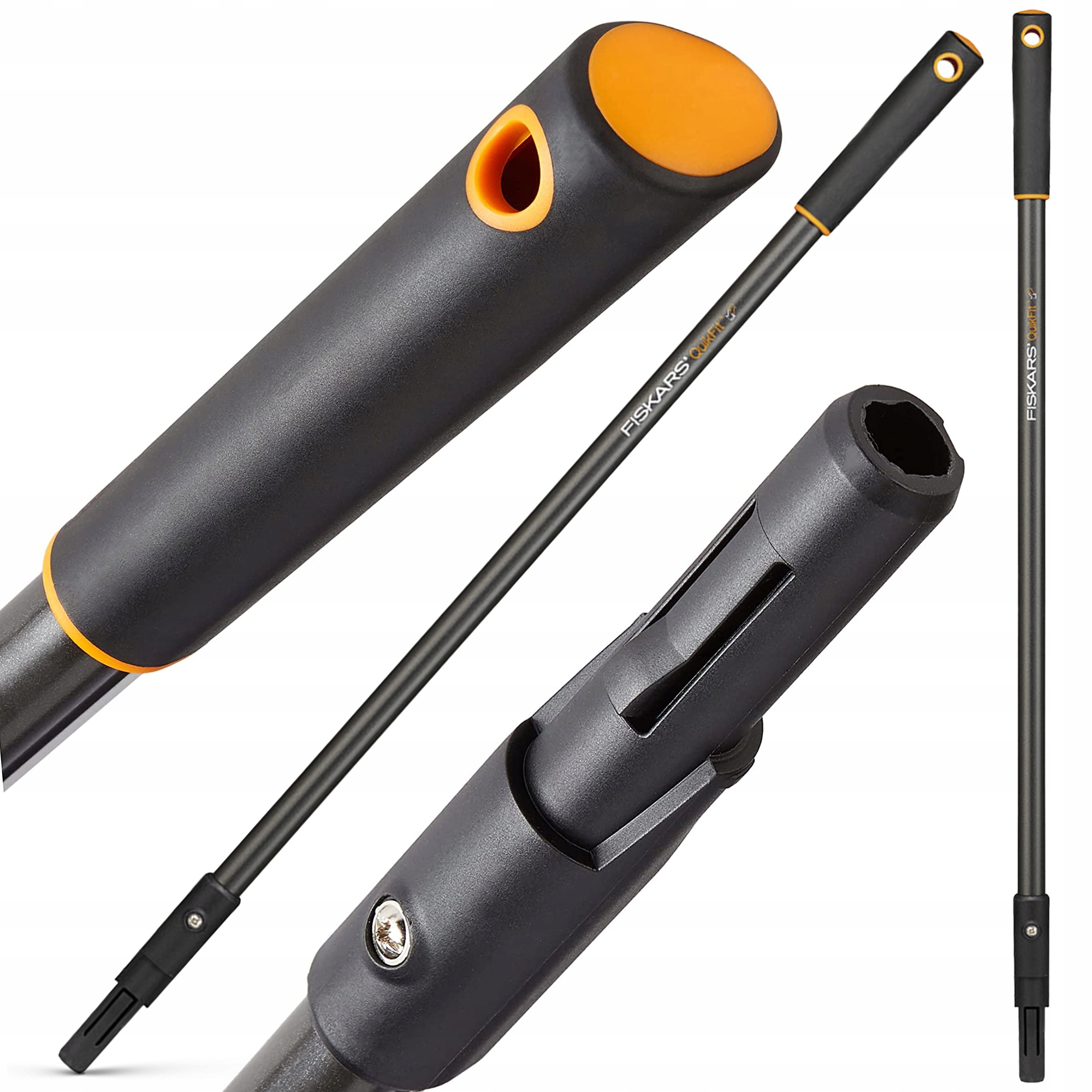 

Fiskars Trzonek Kij Do Miotły Grabi QuikFit Średni