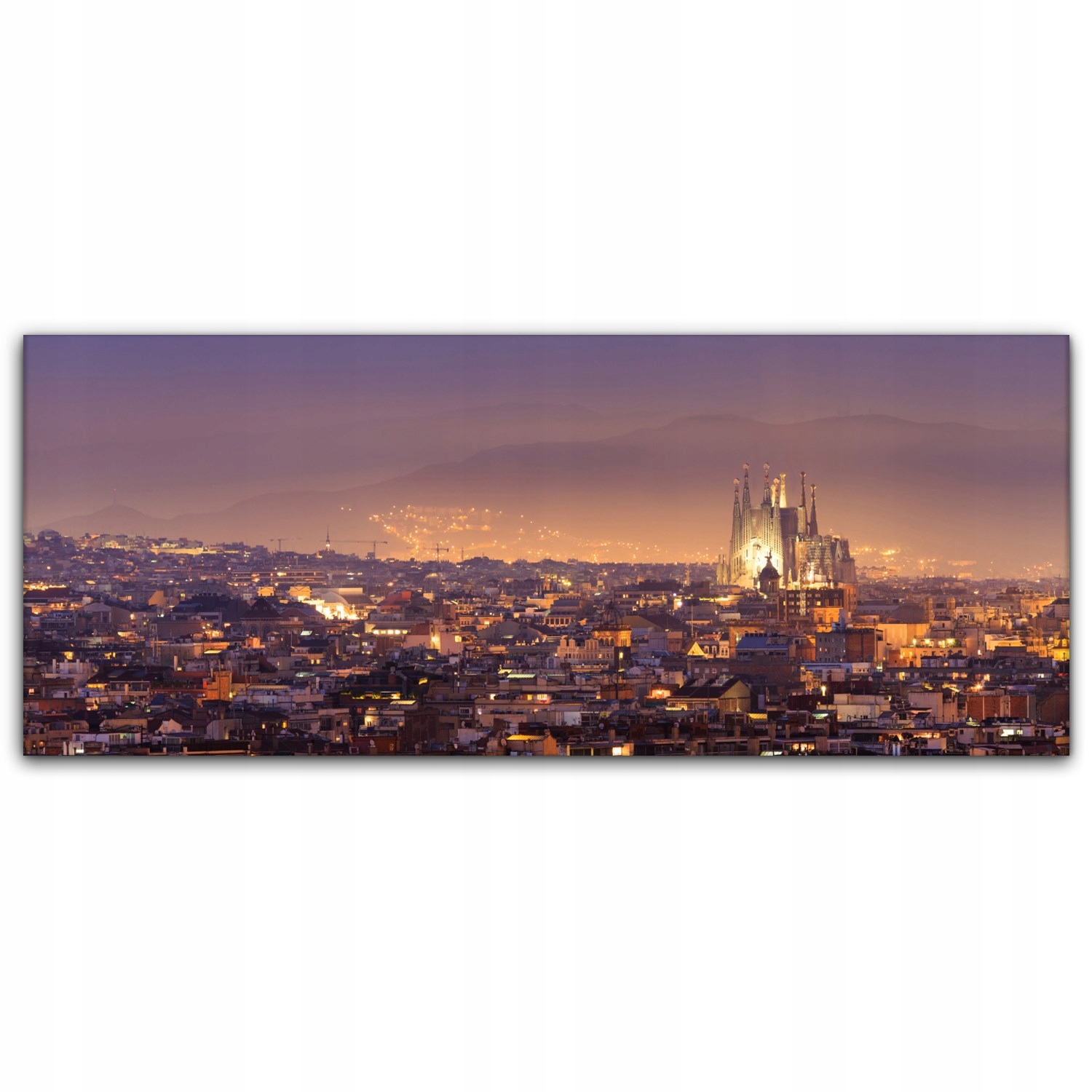 

Obraz na płótnie ścienny 125x50 Barcelona Miasto