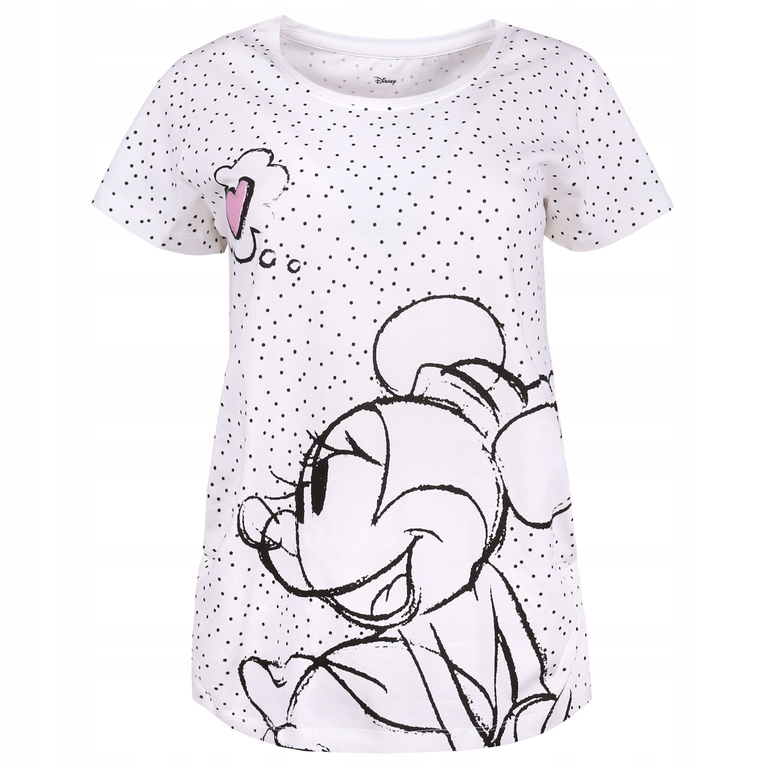 

Ciążowa, biała koszulka Myszka Minnie Disney L