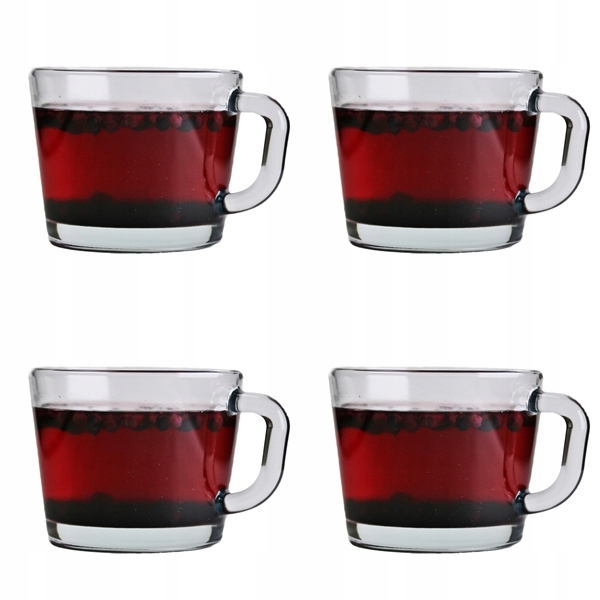 

Szklany kubek Lena 475ml zestaw 4 sztuk