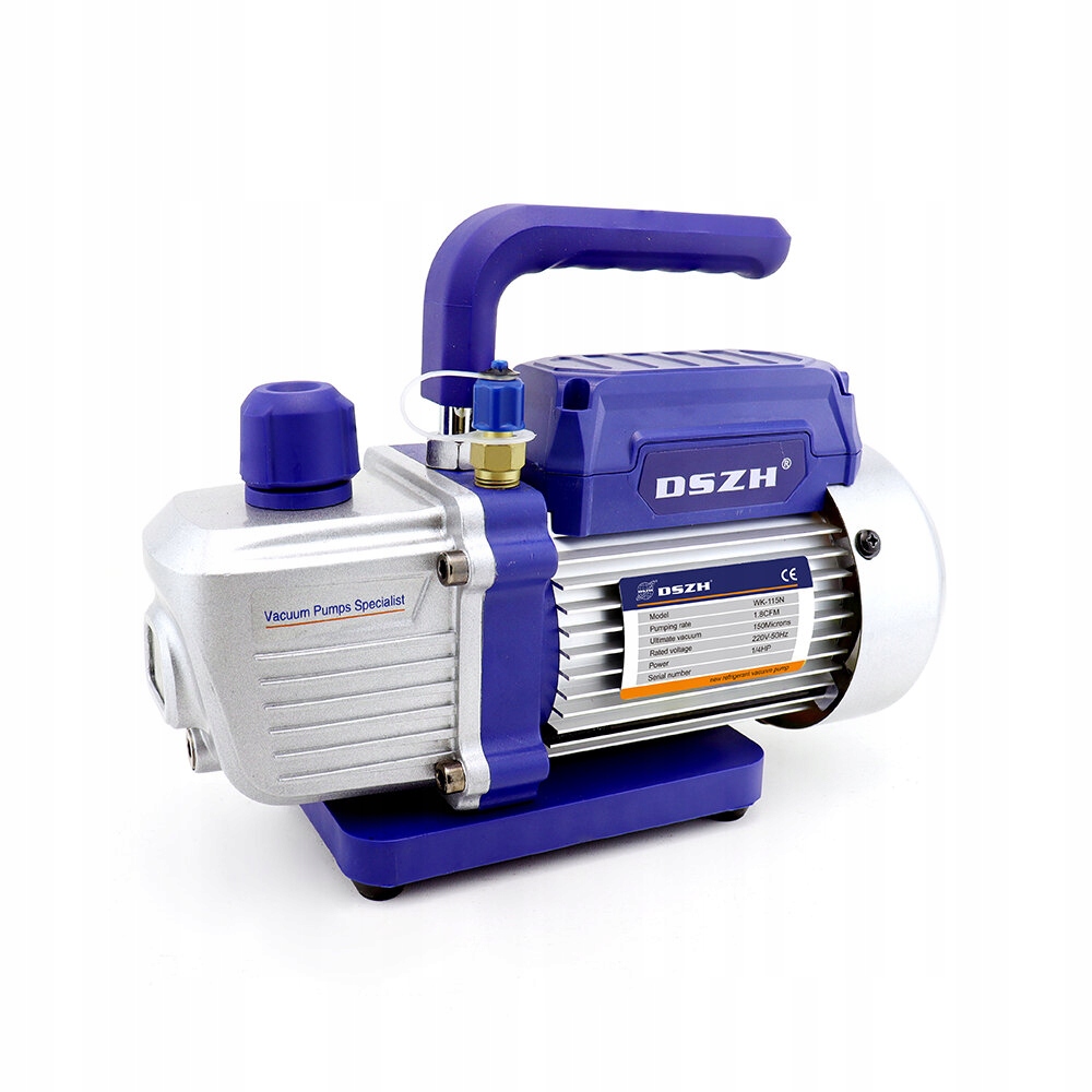 Vákuová pumpa na klimatizáciu 51 l/min R32 R410a R134a s olejom súčasťou balenia