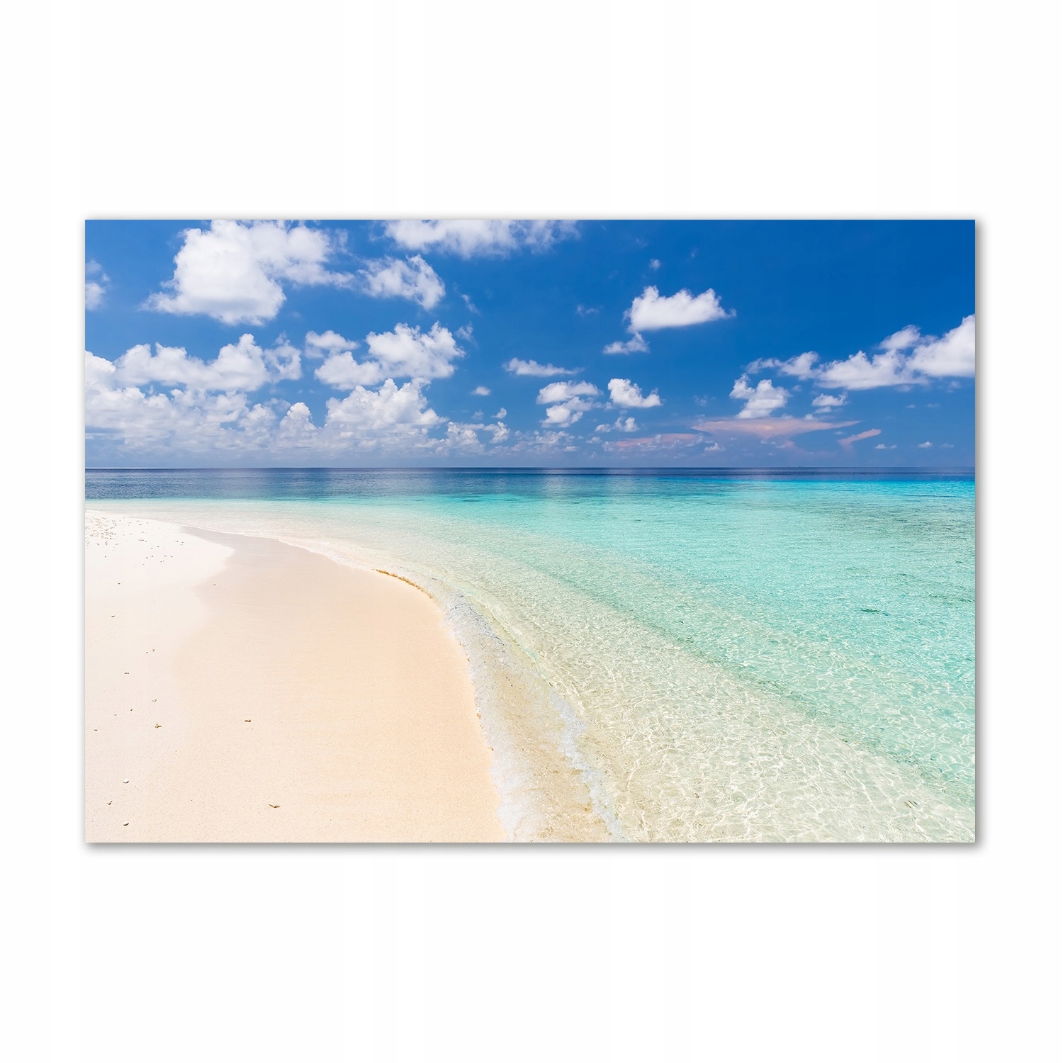 

Foto obraz szklany Plaża na Malediwach 100x70