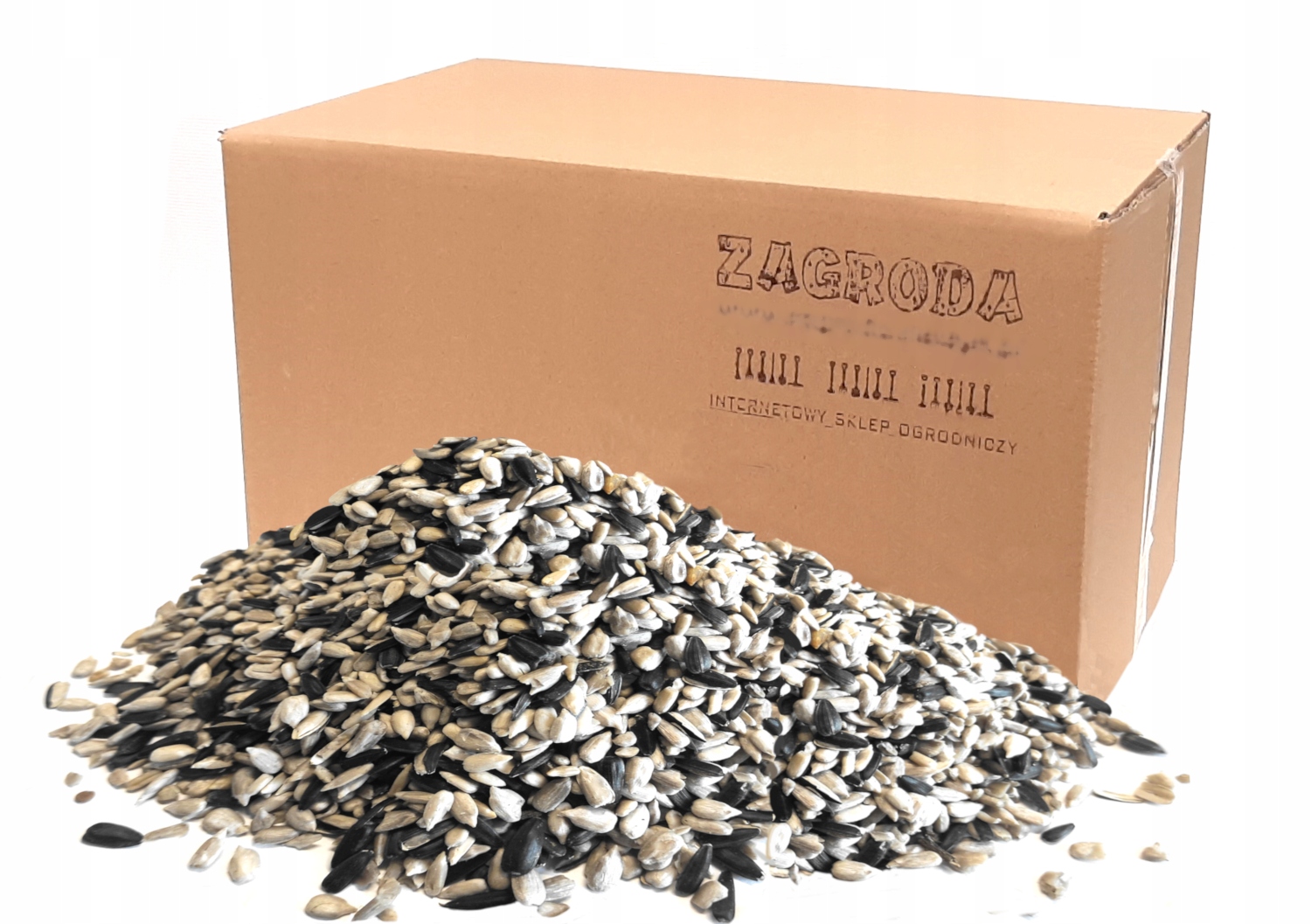 

Słonecznik dla ptaków 90% łuskany 25kg, karma