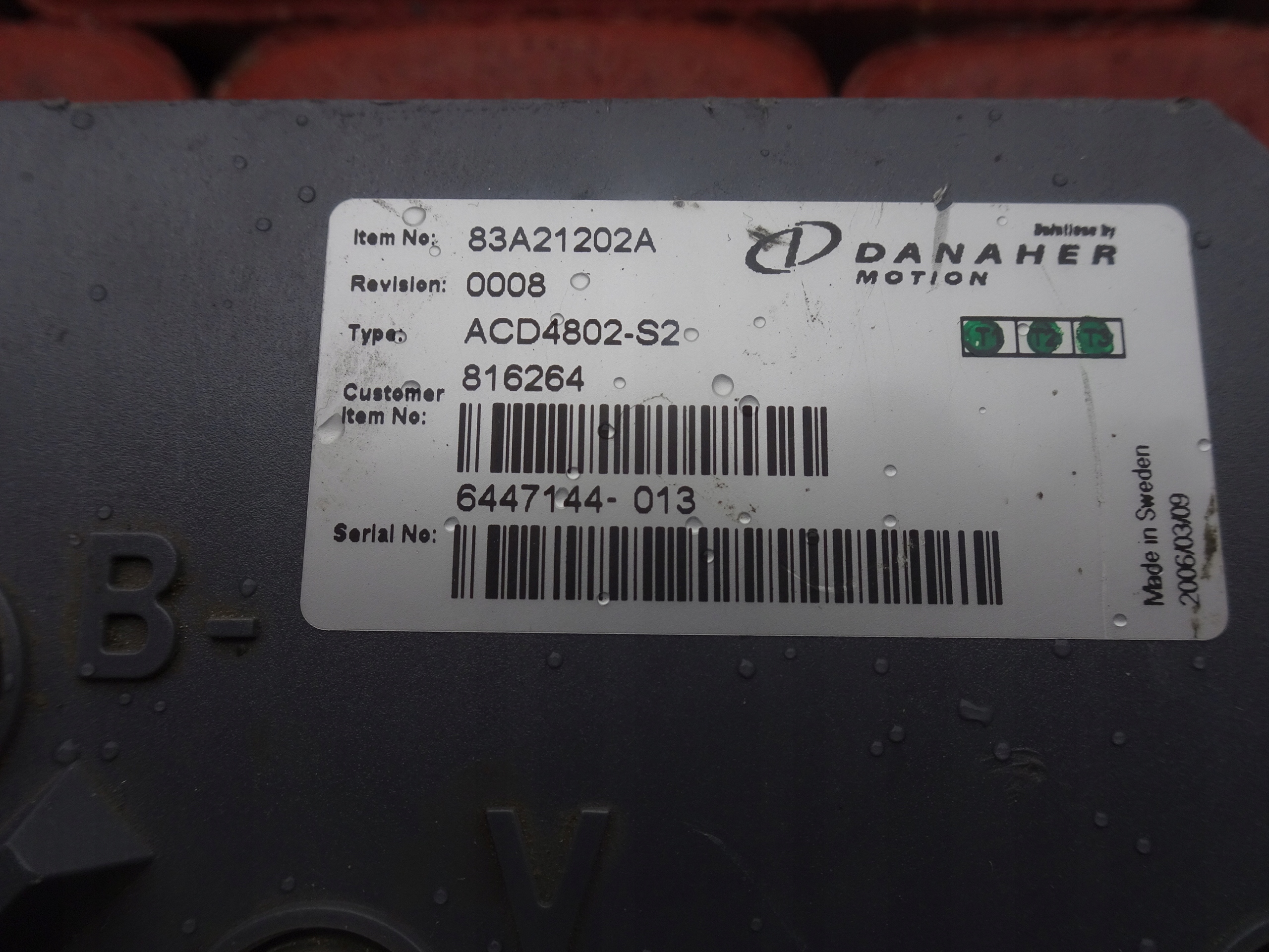 FALOWNIK STEROWNIK DANAHER ACD4802-S2 KOLLMORGEN Marka KOYO