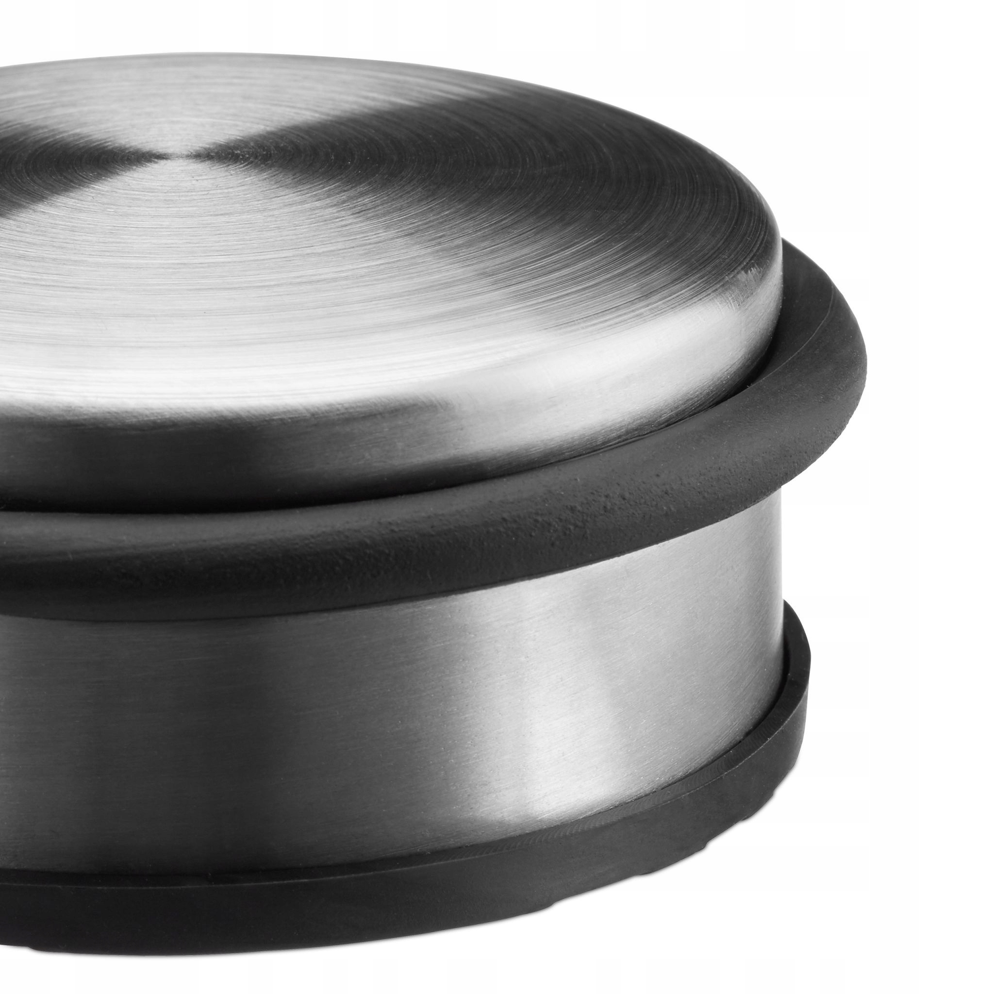 Odbojnik odbój wolnostojący ochrona ogranicznik do drzwi Relaxdays 10 x 4cm Materiał stal nierdzewna