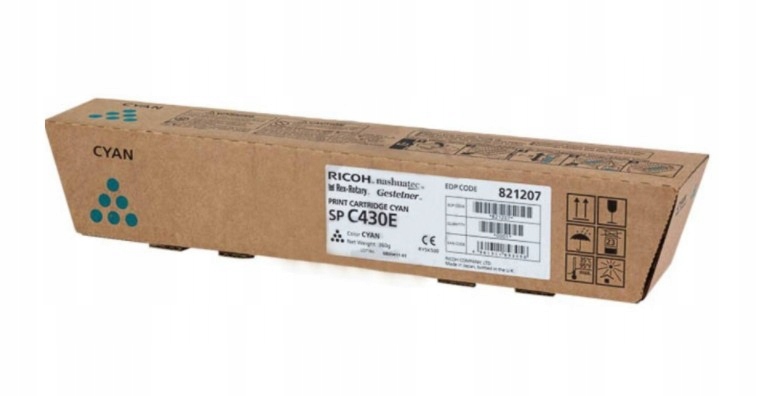 Toner Ricoh Sp C430E 821077 821097 82120 Originál cyan SPC430 SPC431
