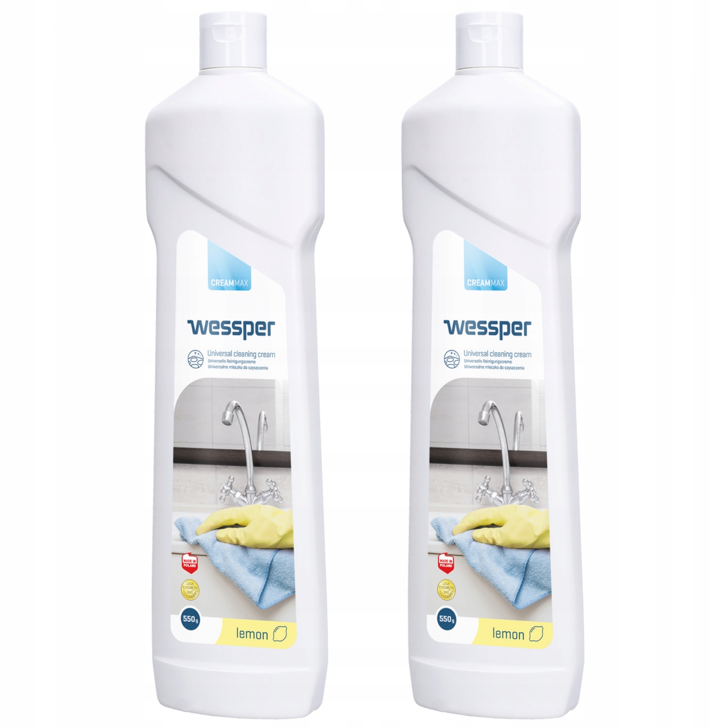 

Uniwersalne Mleczko Do Szorowania Lemon 2x550g