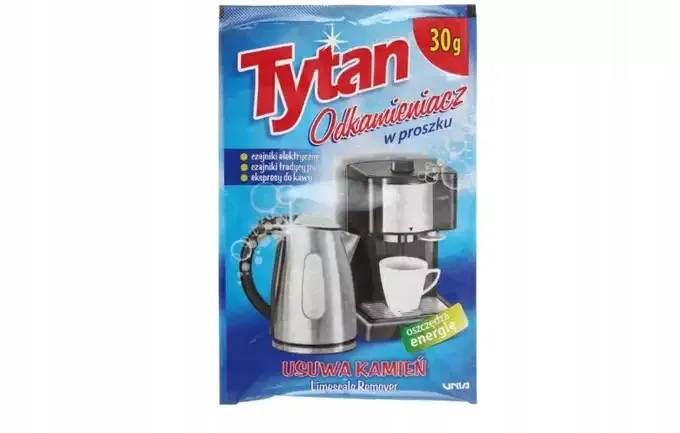 

Tytan Odkamieniacz do ekspresu i czajnika, 30 g