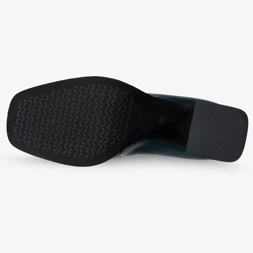 MOKASYNY PÓŁBUTY DAMSKIE SKÓRZANE ZE SPRZĄCZKĄ NA OBCASIE KLOCKU NEW r 41 Kolor czerwony