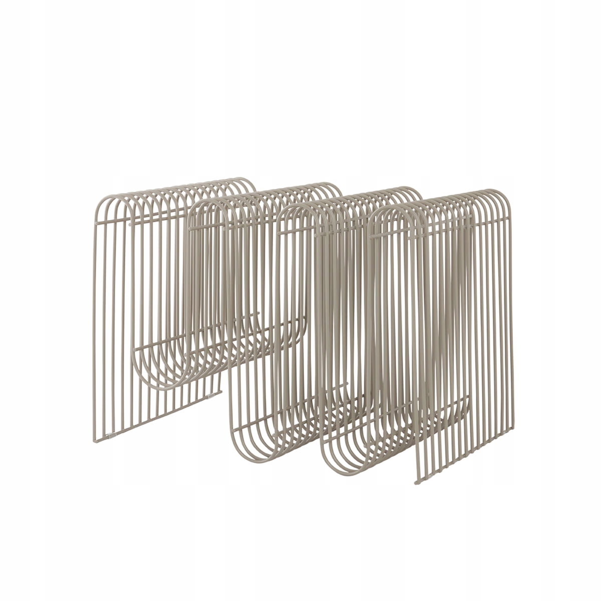 Aytm Curva Gazetnik Stojan na sklady Taupe