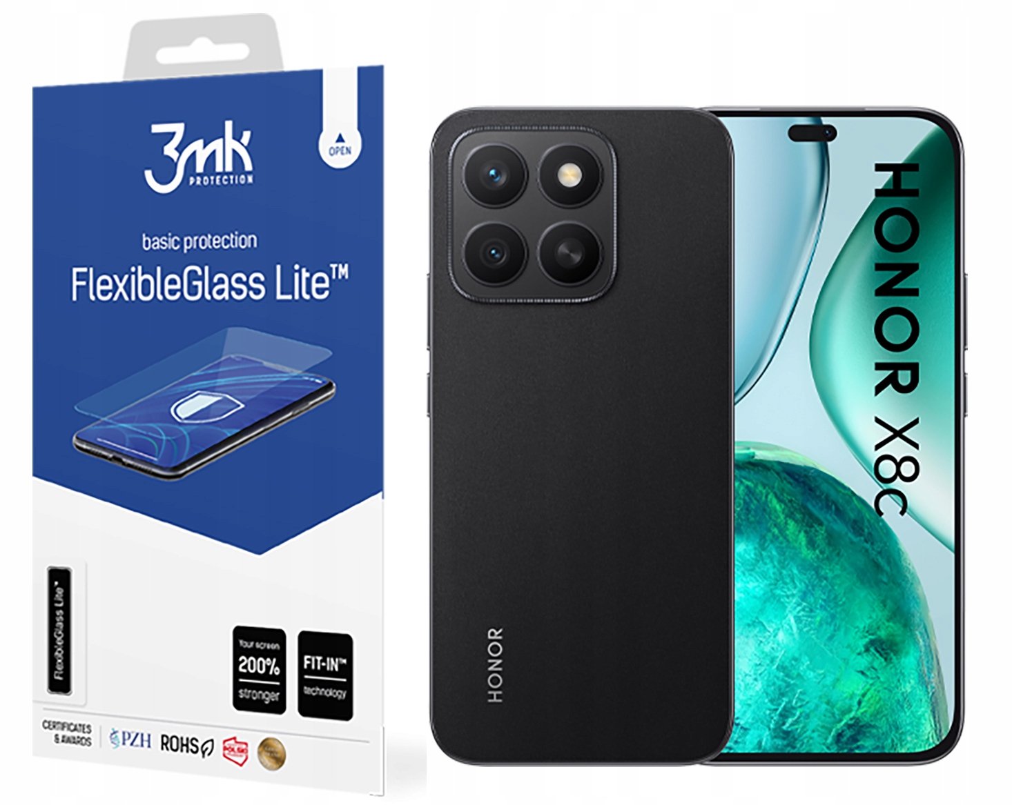 Sklo FlexibleGlass Lite 3MK pro Honor X8c