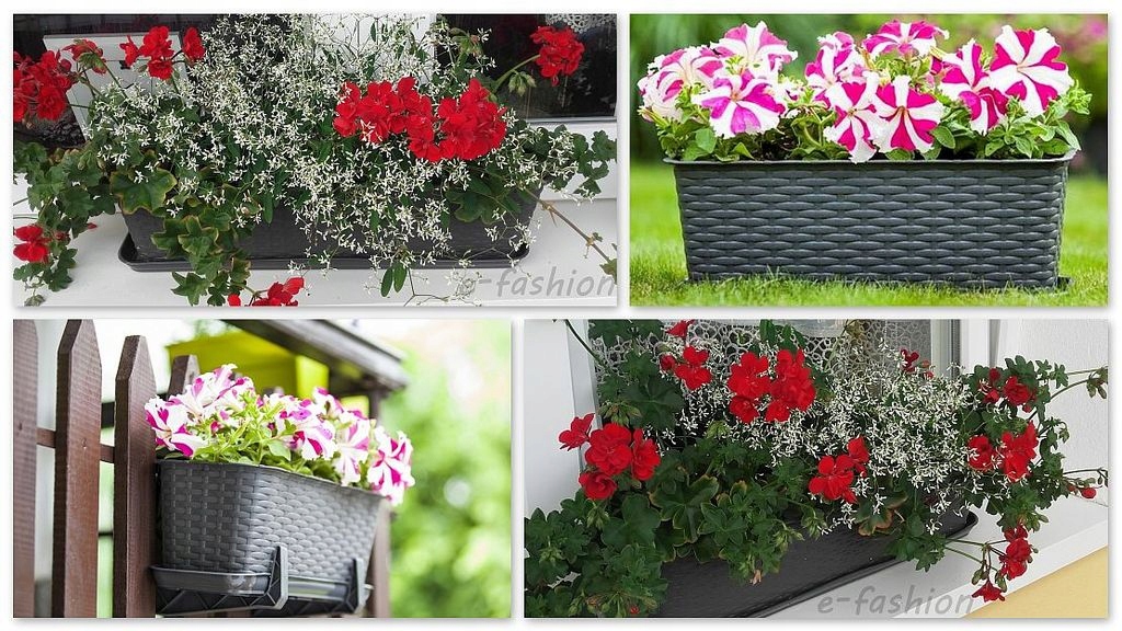 PODSTAWKA DO SKRZYNKA BALKONOWA styl rattan 60cm BRĄZ Marka inna