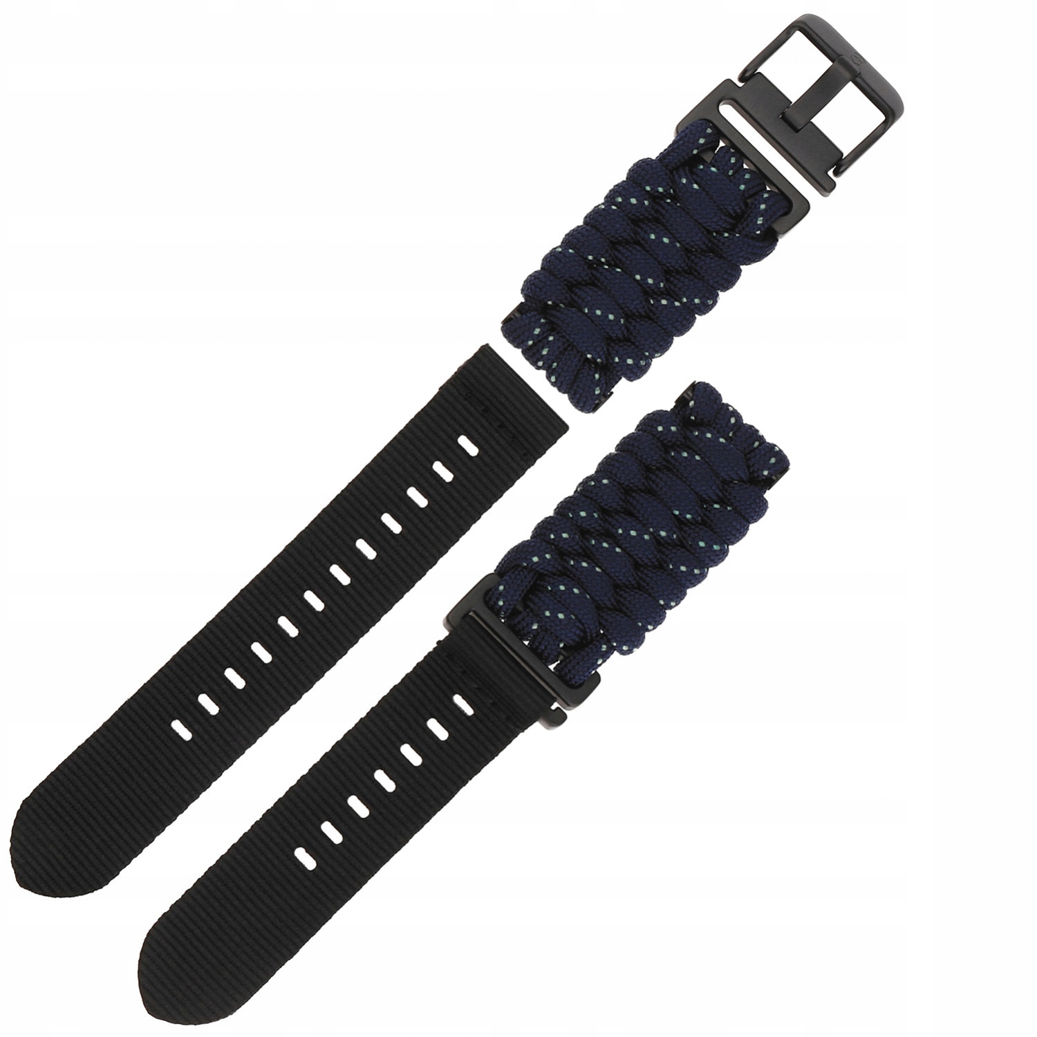 Pásek k hodinkám Victorinox 005886.9 černý, modrý 21 mm