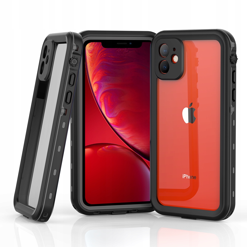 Pancerne Etui 360° Wodoodporne Wytrzymała Obudowa do Iphone 11 IP68