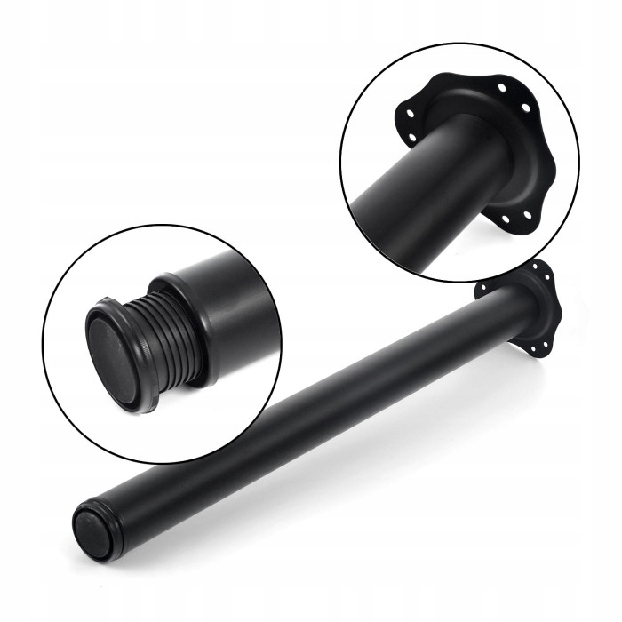 

Noga Meblowa Do Stołu Blatu Biurka H-710 Czarna