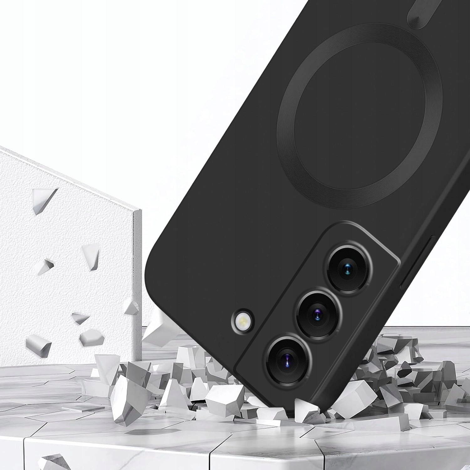 ETUI DO SAMSUNG S21 FE SILIKON MAGNETYCZNE DO MAGSAFE OCHRONA CASE + SZKŁO Typ plecki