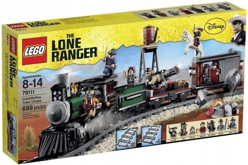 ### LEGO Disney 79111 Lone Ranger Pościg pociągiem Constitution UNIKAT