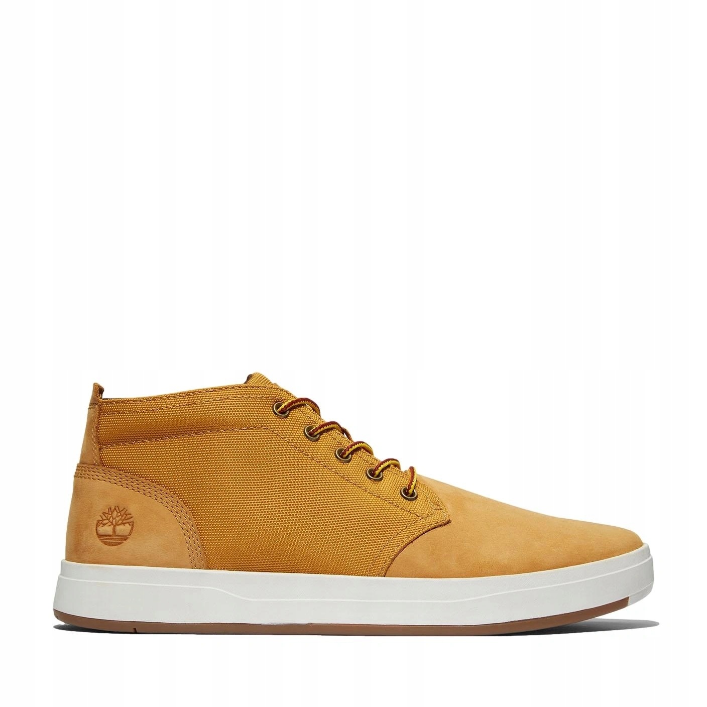 Pánské boty Timberland tenisky Kožené Davis Square Mid žluté