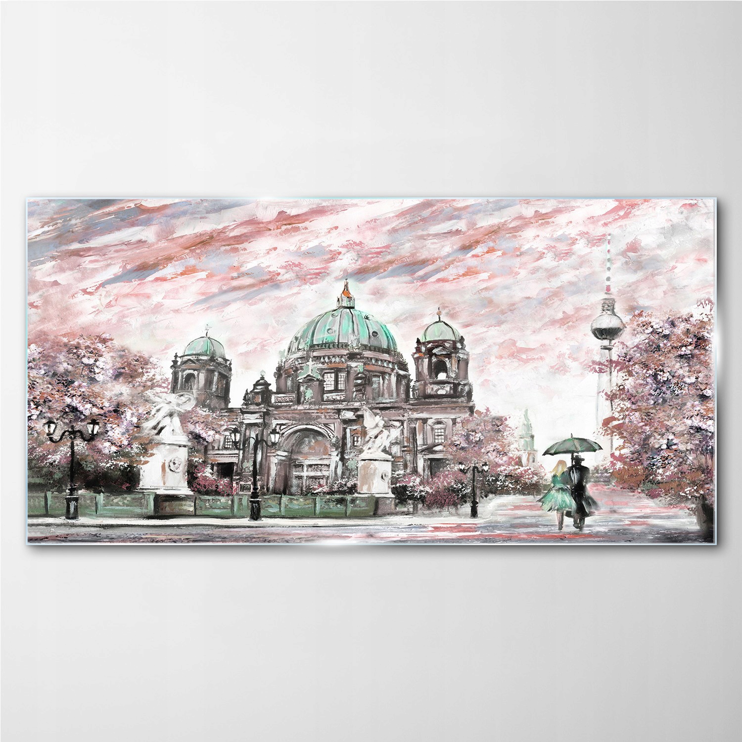 

Obraz szklany z nadrukiem Berlin katedra 140x70 cm