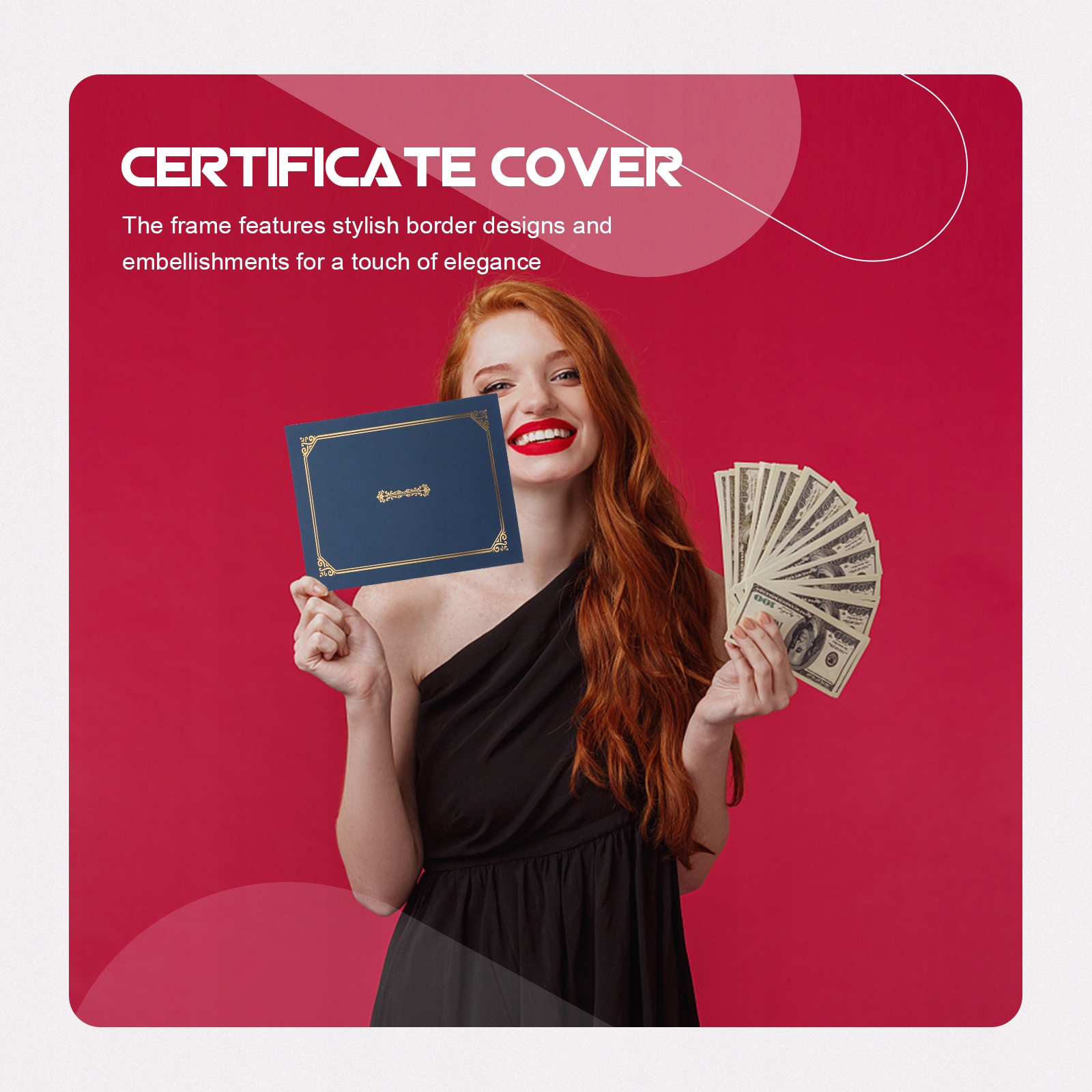 CERTYFIKAT HONOR RAMKI OKŁADEK ZACISKI DO segregatorów NAGRODA Marka bez marki