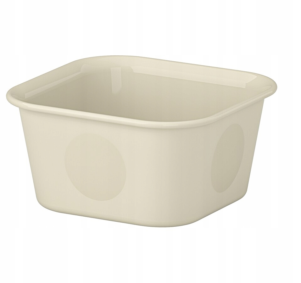 

Ikea Nojig Organizer plastik/beżowy 10x10x5 cm