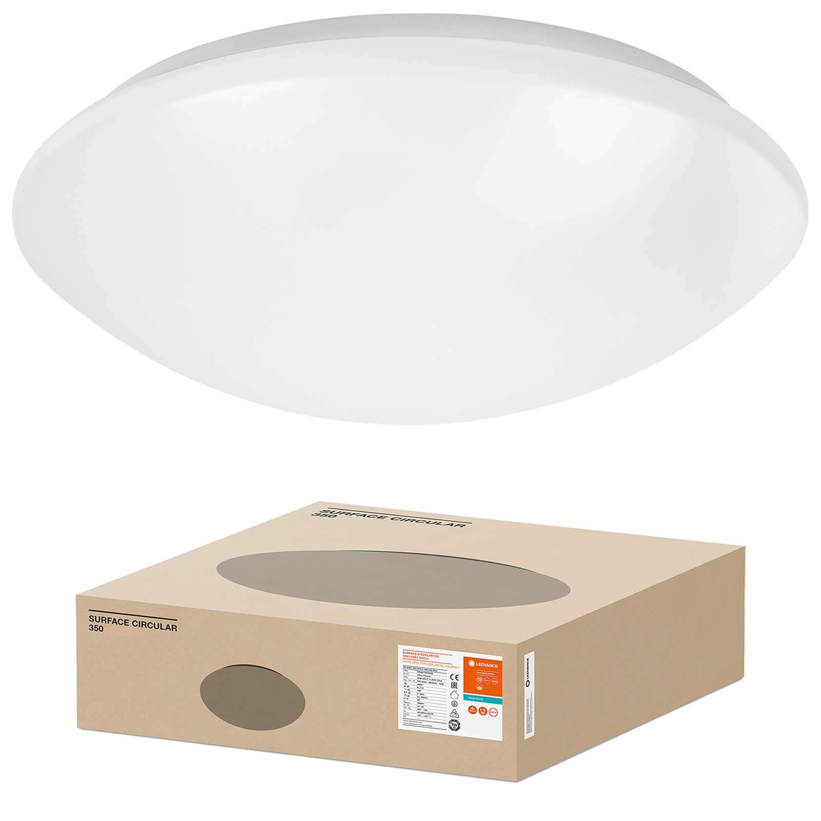 Stropní Svítidlo Led Nástěnný panel Stropní Svítidlo Svítidlo 18W 4000K IP44 Ledvance