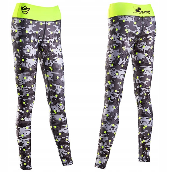 Olimp Leginsy damskie Women's Leggings Digital rozm. Xs