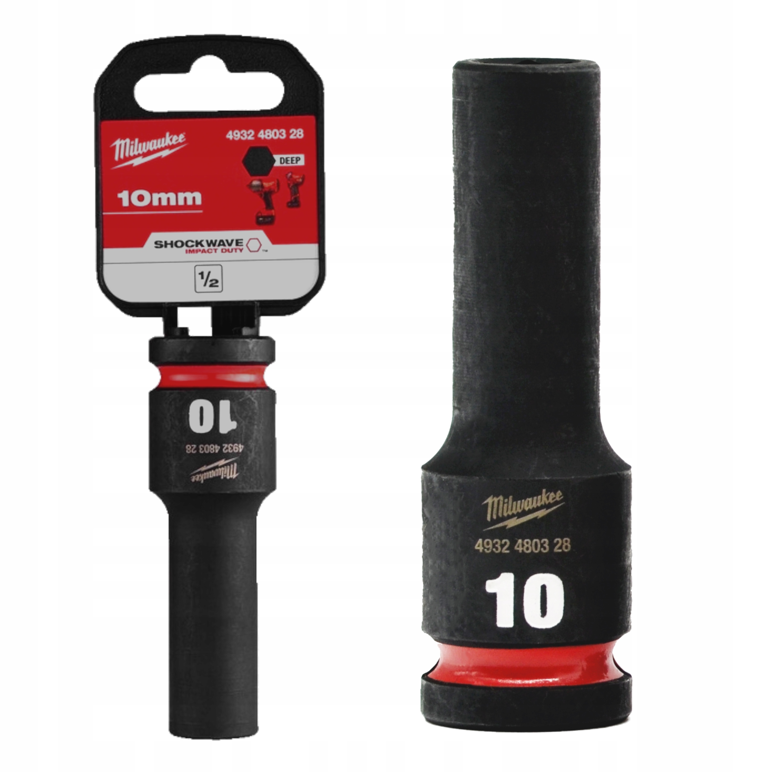 Nasadka Udarowa 1/2'' 10MM Długa 78MM Impact Klucz Nasadowy Udar 6KĄT