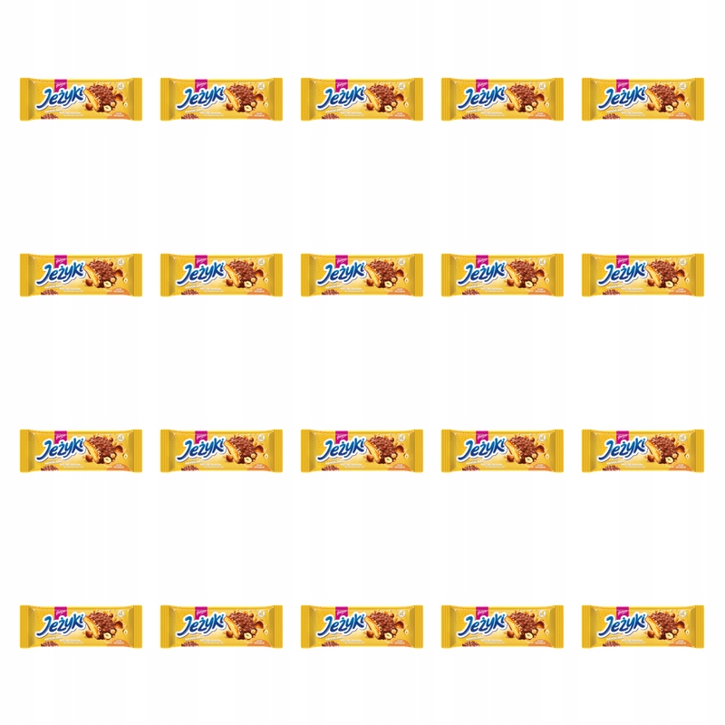 Jeżyki o smaku Advocat ciastka w czekoladzie mlecznej 140 g X20