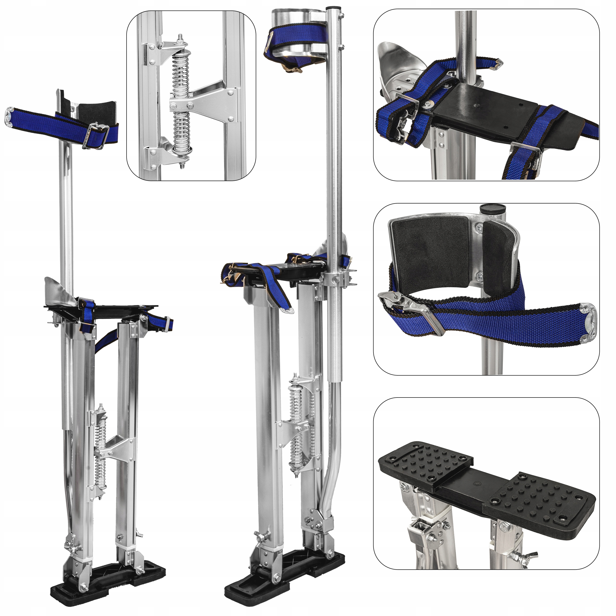 Stavebné Maliarske Kliešte Nastaviteľné 60-102 CM, Hliníkové, Ľahké, 120 Kg