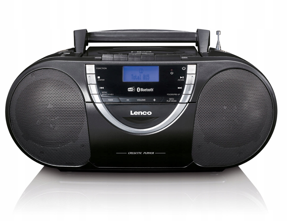 Lenco SCD-6900BK Boombox Radio Dab Fm Bt CD MP3 Usb Magnetofon Aux