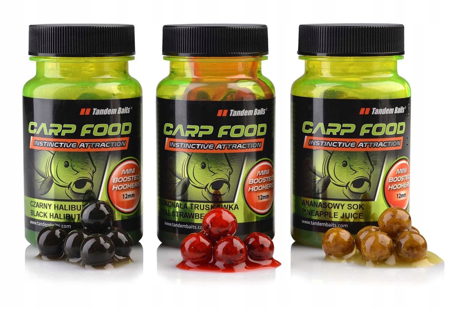 Tandem Baits Mini Boosted Hookers 12mm Kryl Czysty