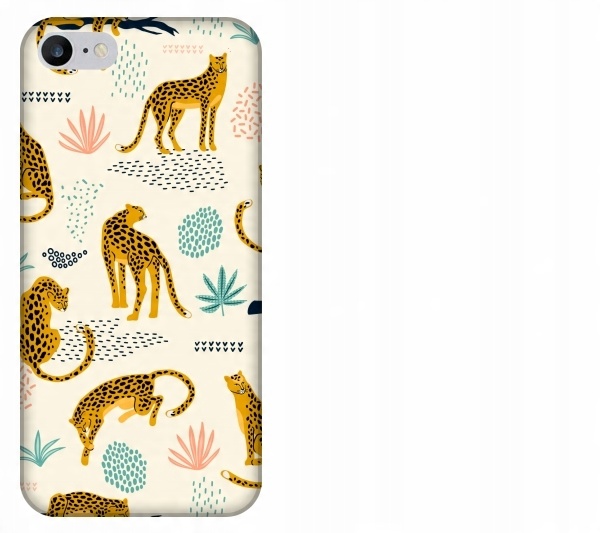 

Etui pokrowiec iPhone 7 Lampart pantera tropical