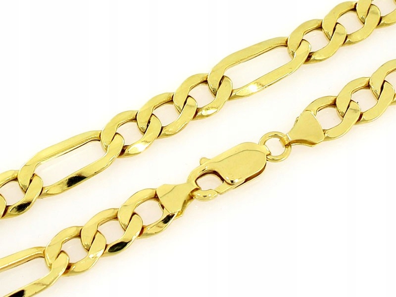 Zlatý pánský řetízek figaro silný pánský 6.5 mm s gramáží 10.50 g, masivní