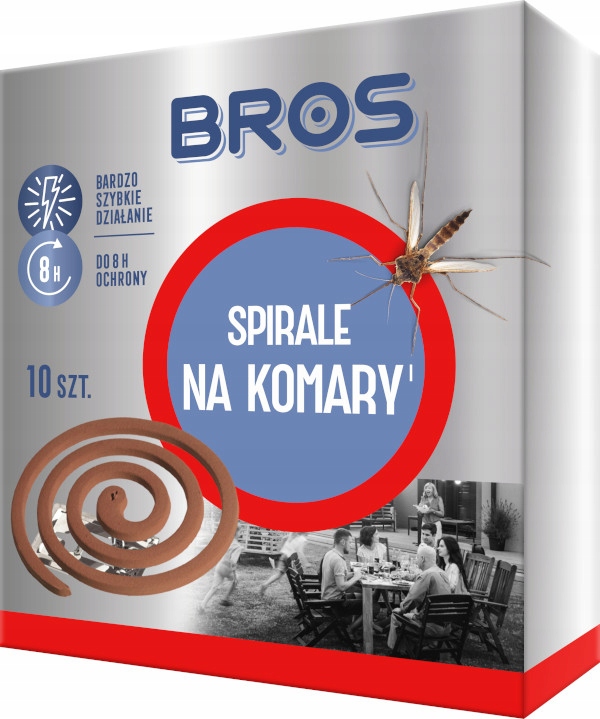 

Spirale na komary 10 szt. Bros