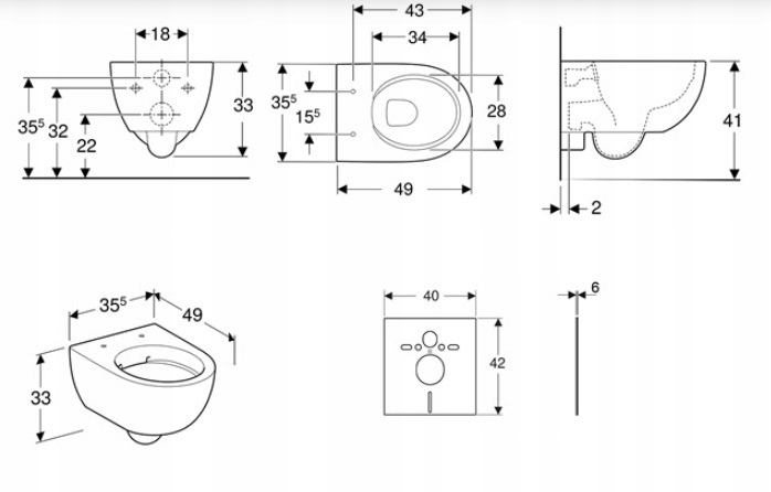 GEBERIT STELAŻ DUOFIX BASIC KOŁO NOVA PRO PREMIUM Kod producenta 118.347.00.1